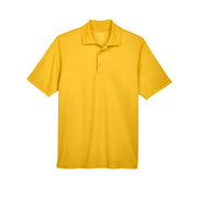 Campus gold yellow polo shirt on a white background