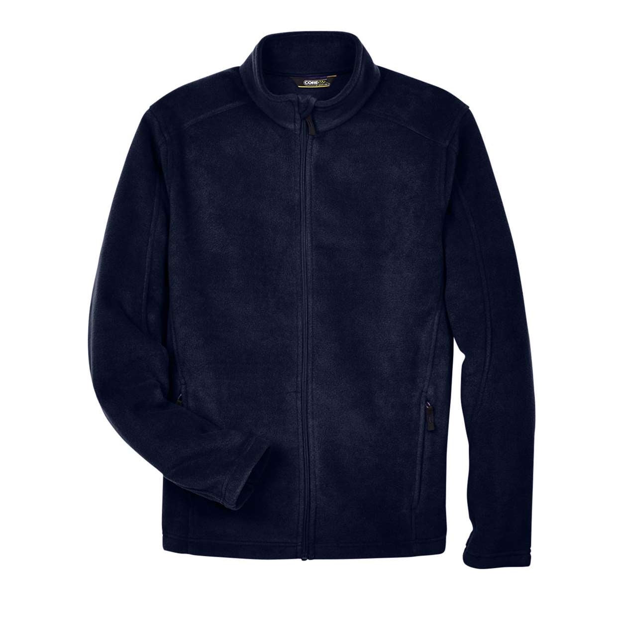 Classic navy polar jacket on a white background