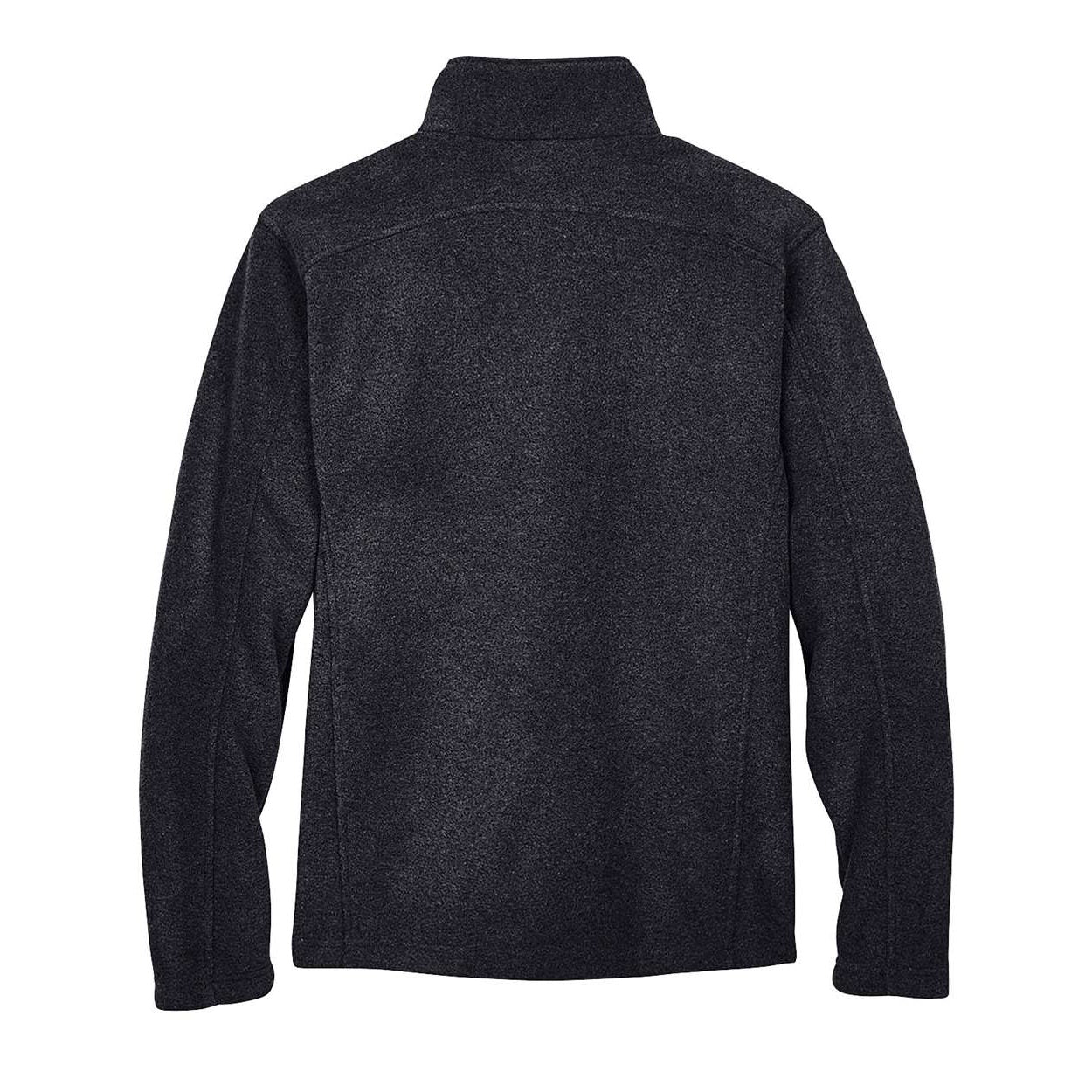 Heather charcoal polar jacket on a white background