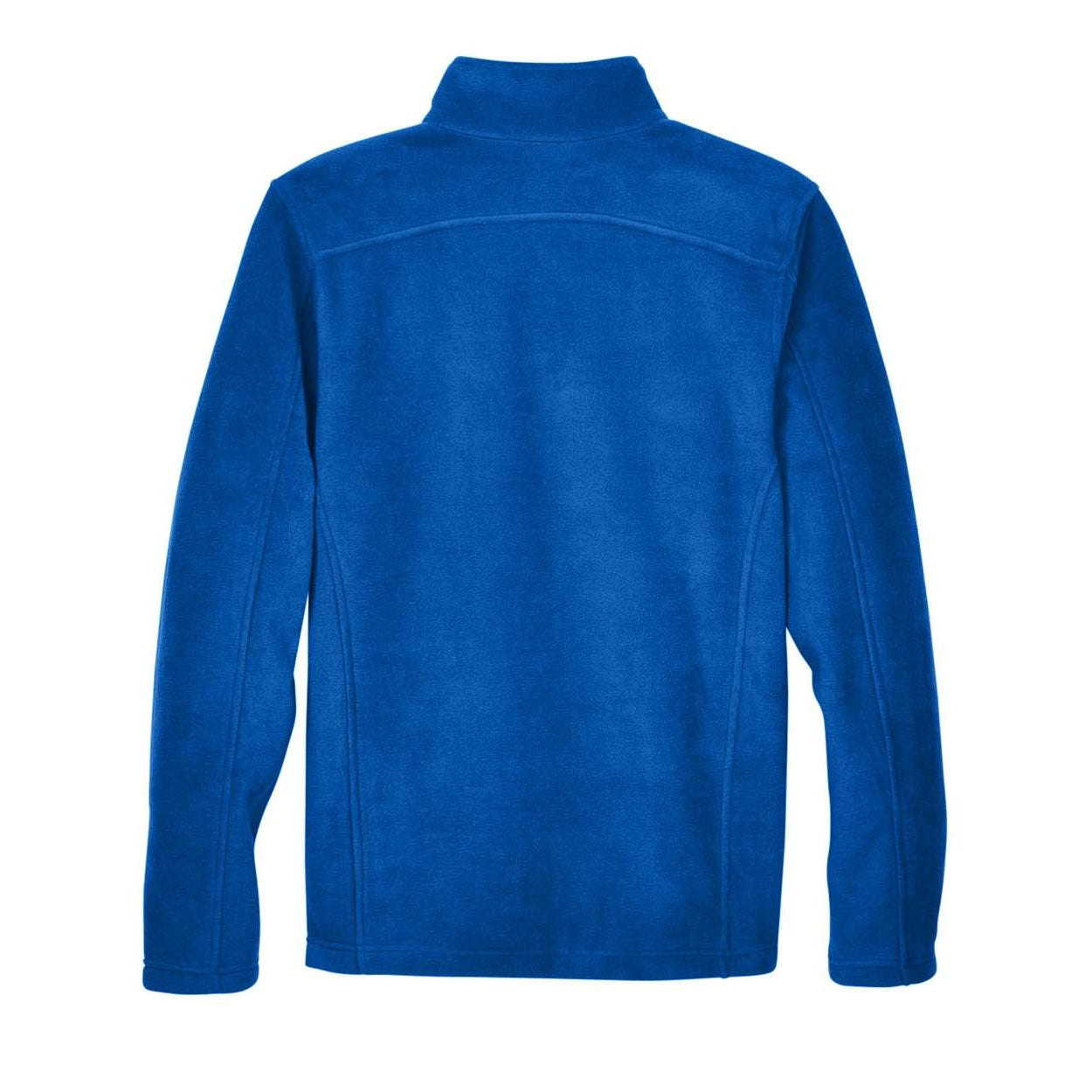 True royal blue polar jacket on a white background