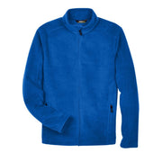 True royal blue polar jacket on a white background