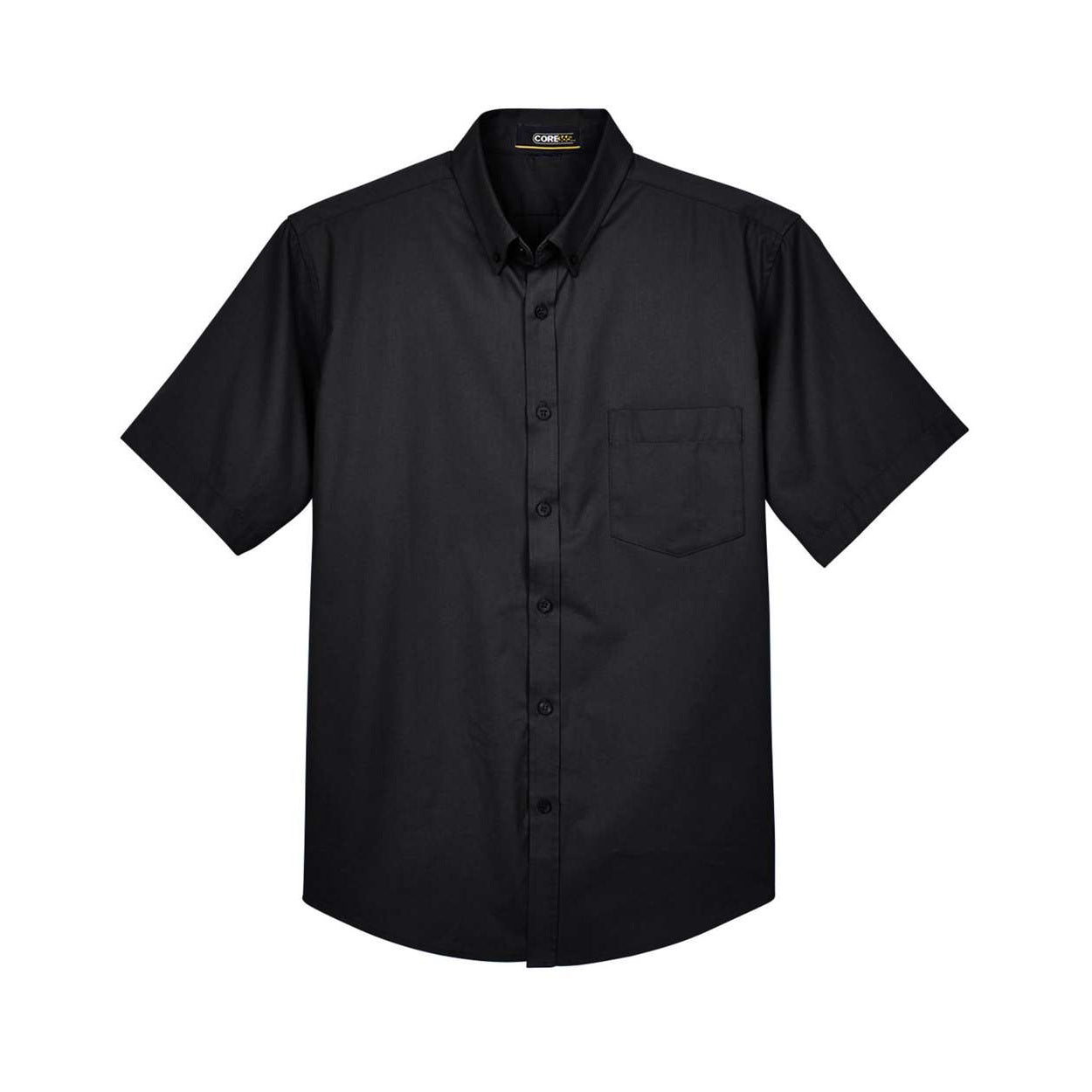 Black shirt on a white background