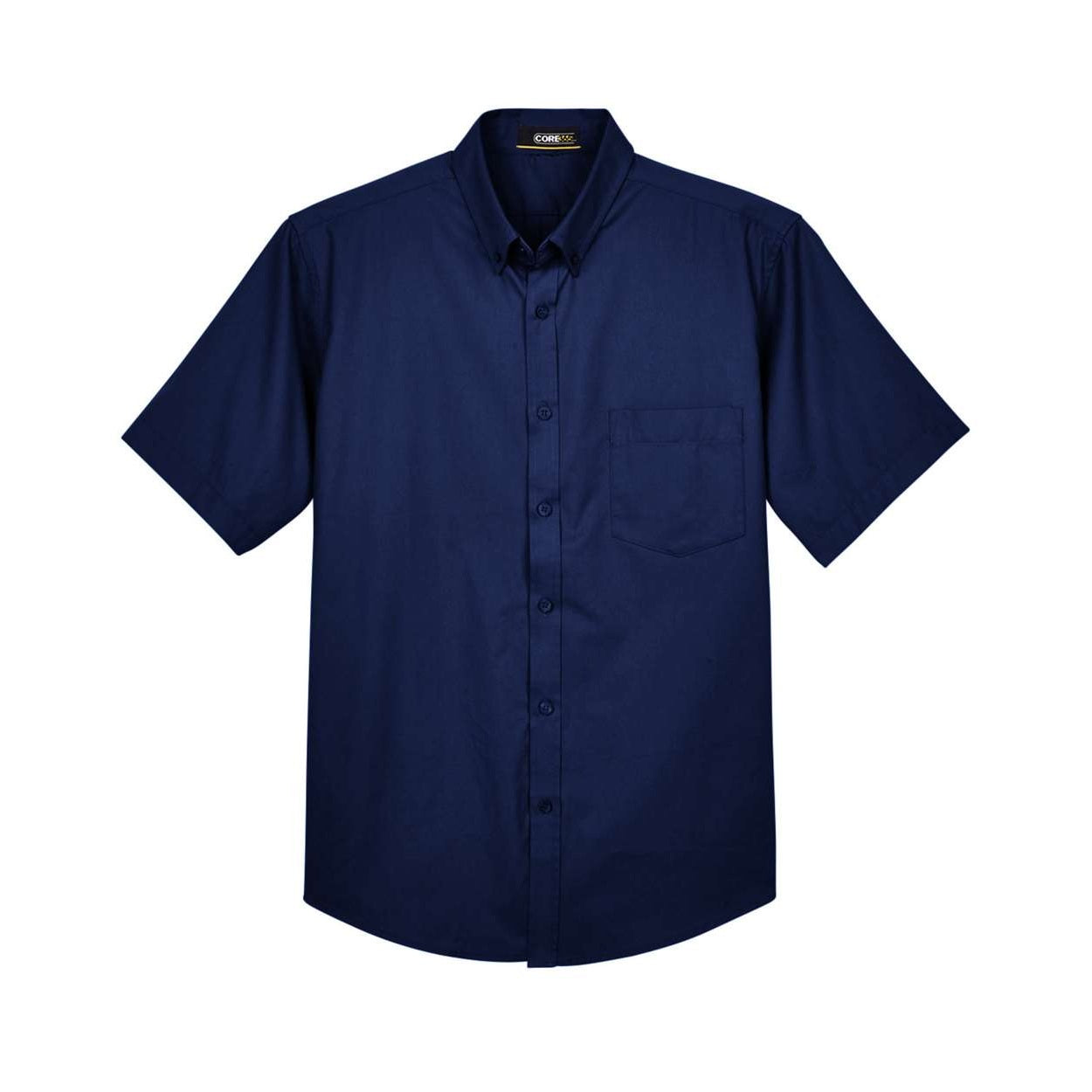Classic navy shirt on a white background