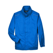 True royal blue hybrid coat on a white background