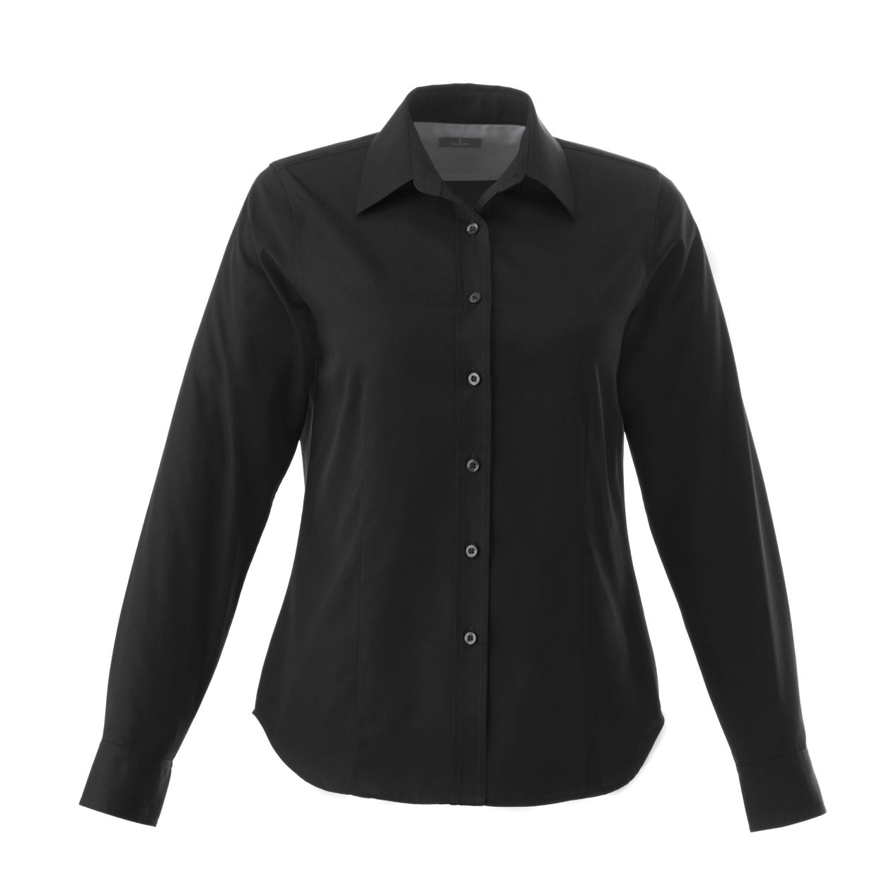 Black shirt on a white background