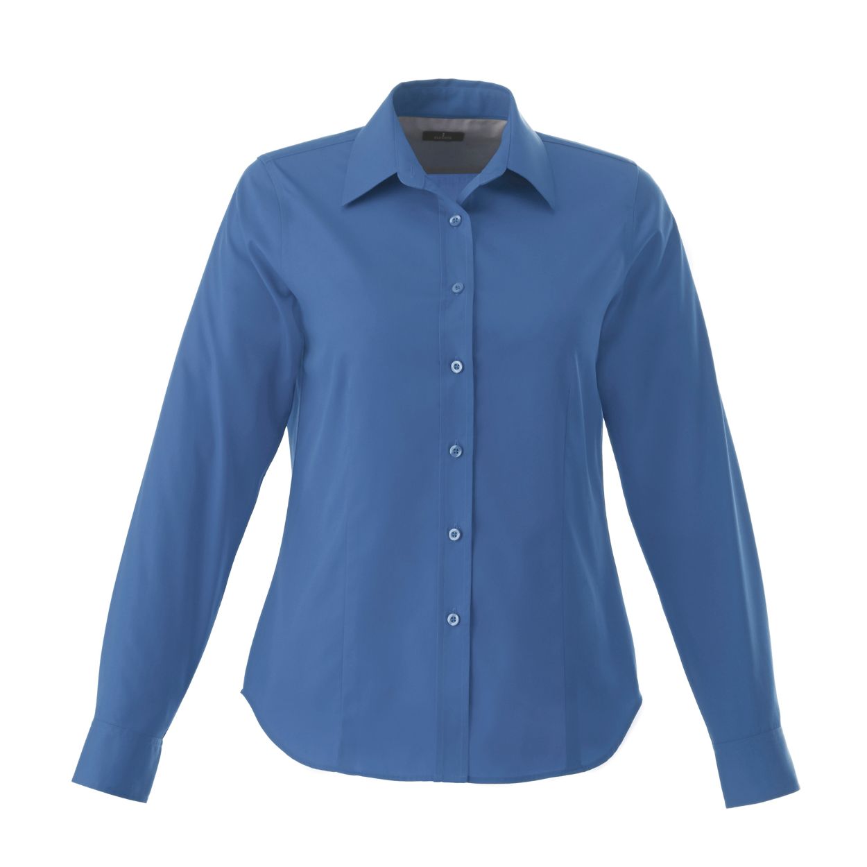 Blue shirt on a white background