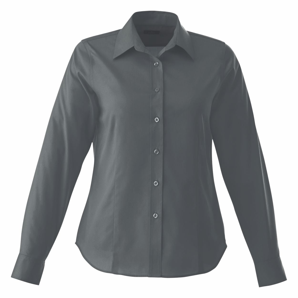 Grey storm shirt on a white background