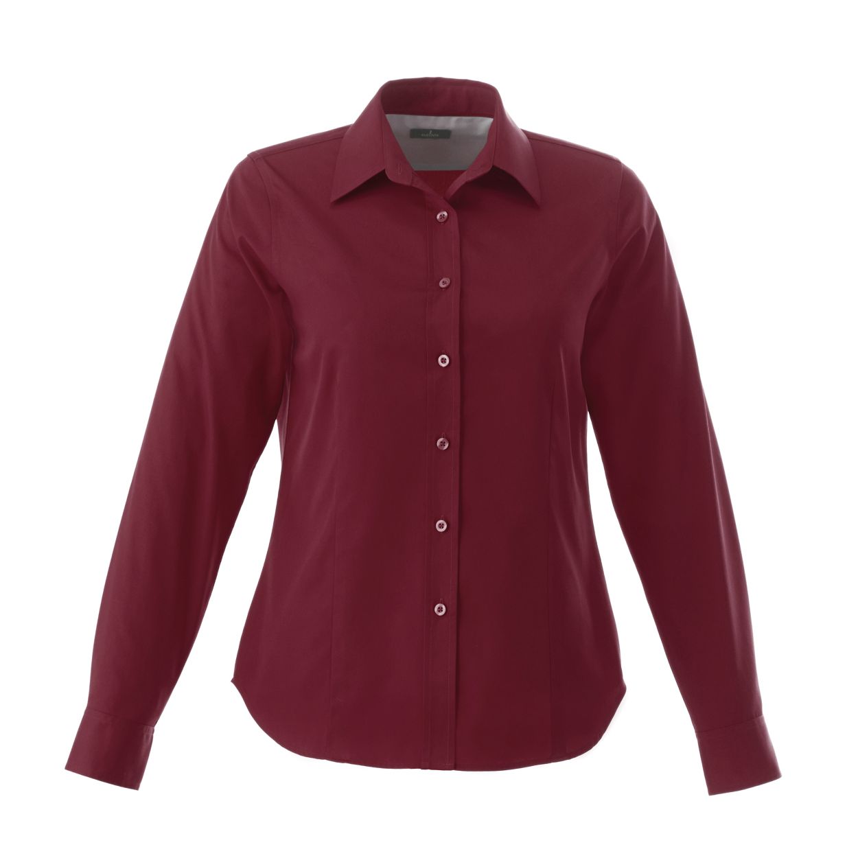 Maroon shirt on a white background