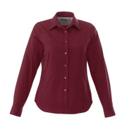 Maroon shirt on a white background