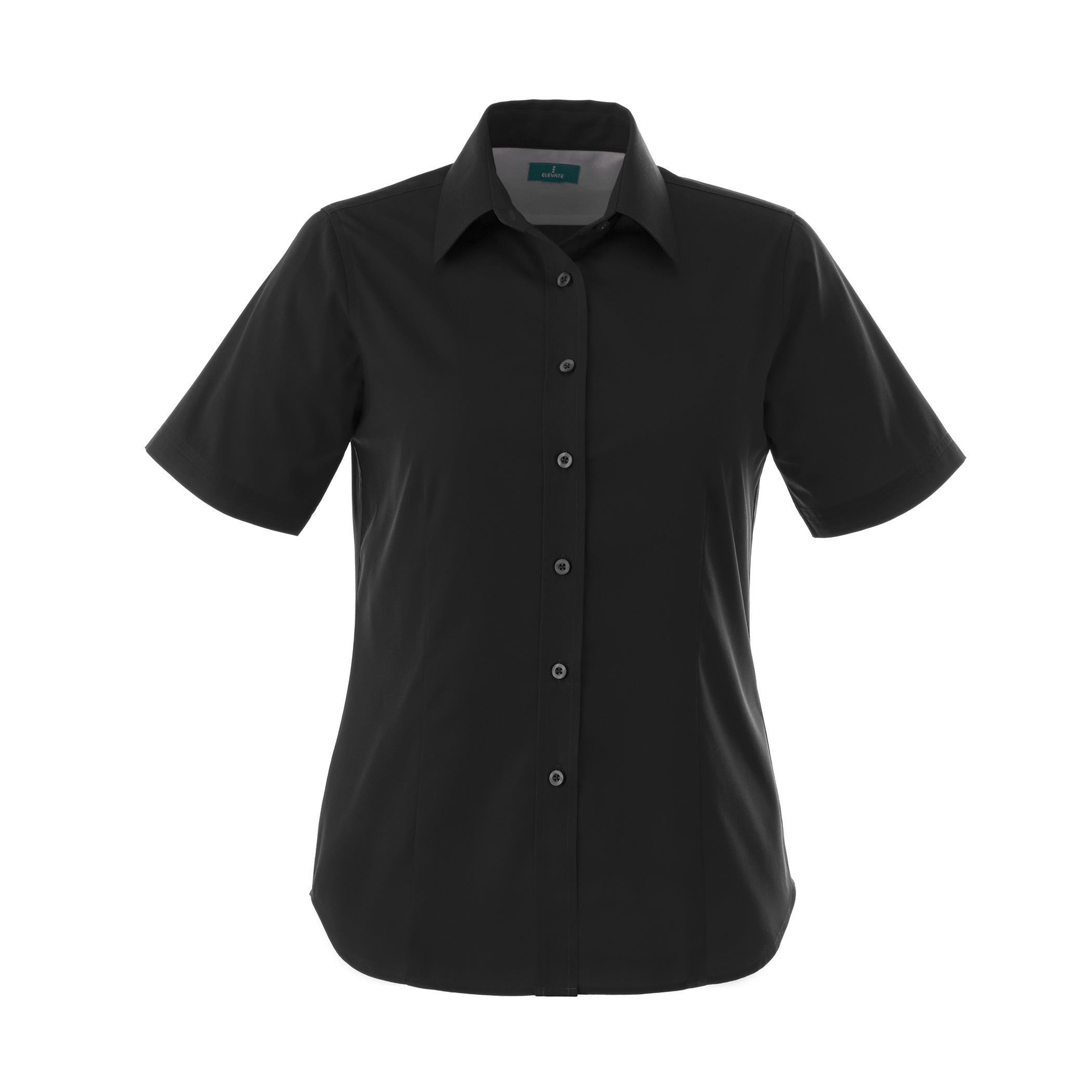 Black shirt on a white background
