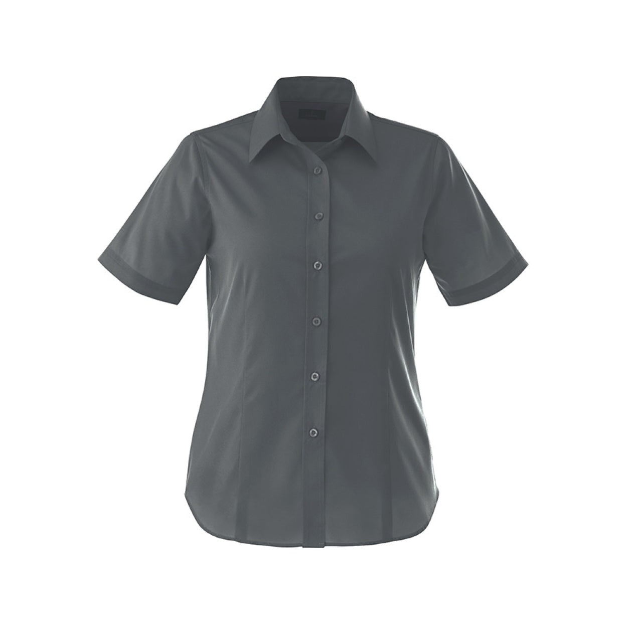 Grey storm shirt on a white background