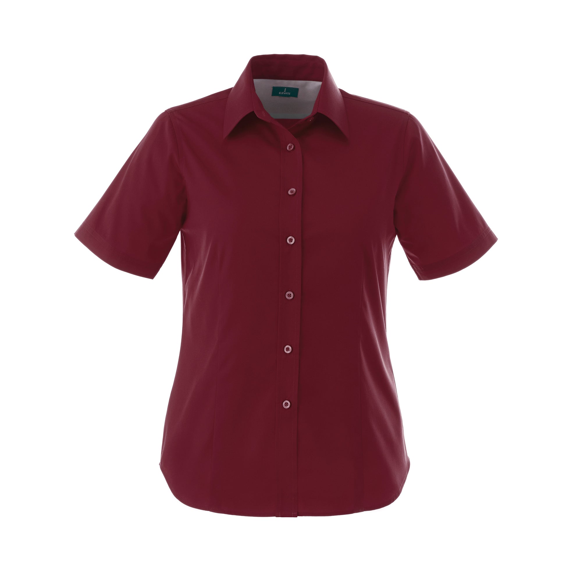 Maroon shirt on a white background