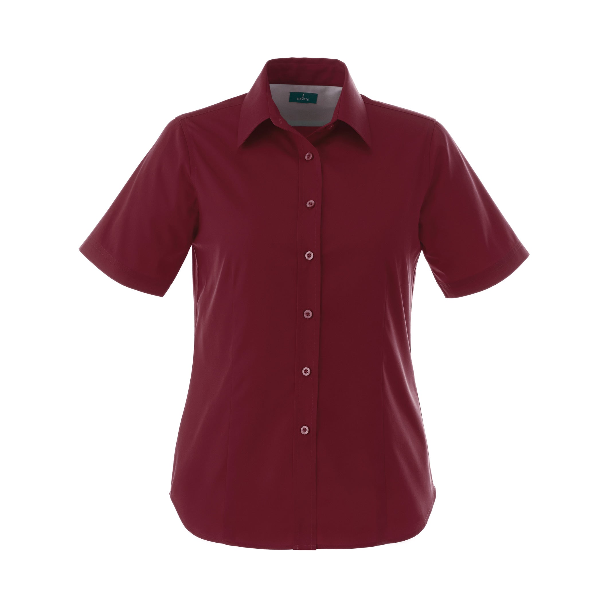 Maroon shirt on a white background