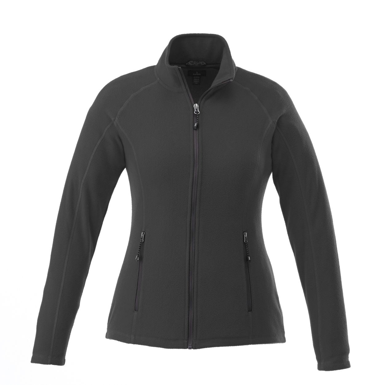 Grey storm polar jacket on a white background