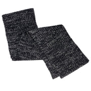 Black/dark grey scarf on a white background