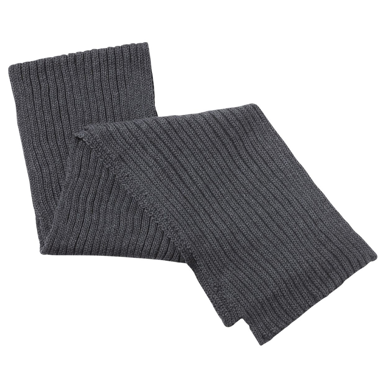 Charcoal scarf on a white background