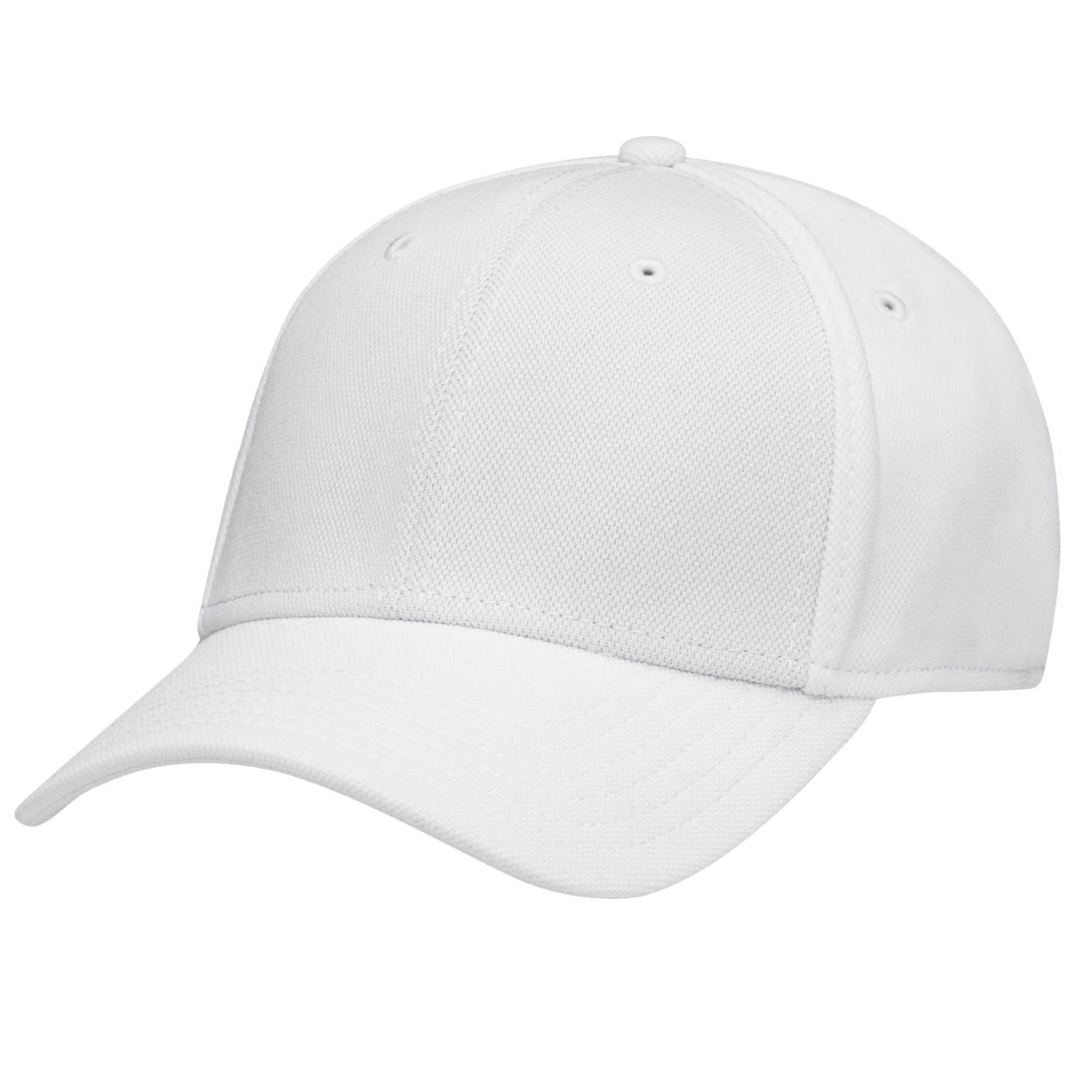 White cap on a white background