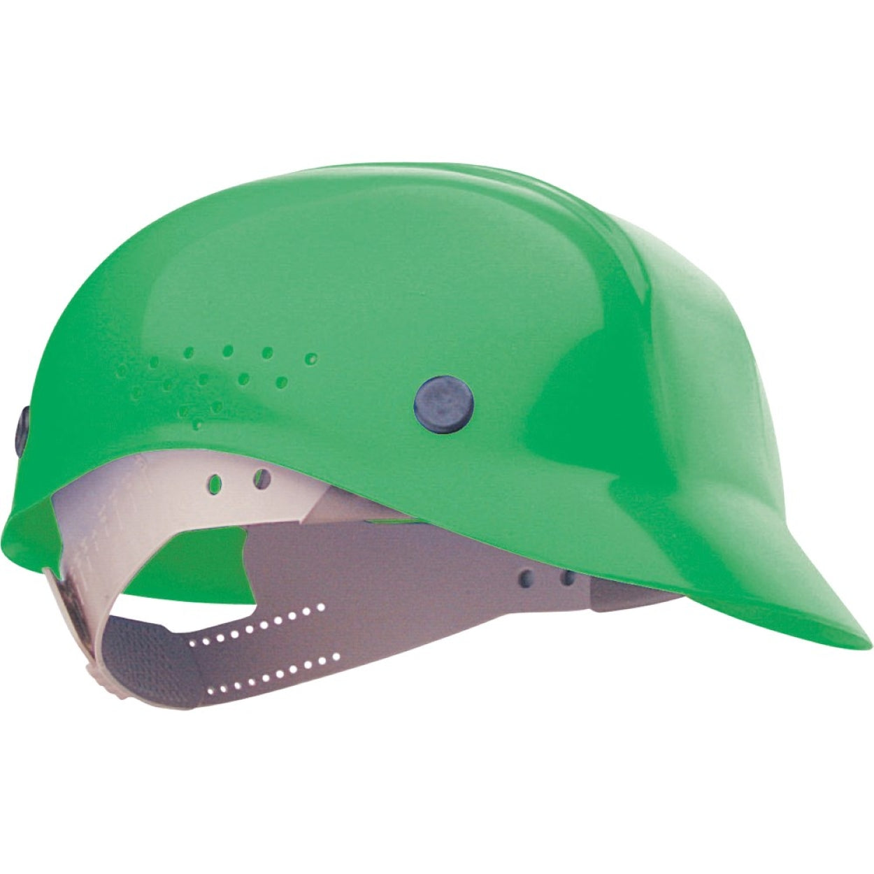 Green safety helmet
