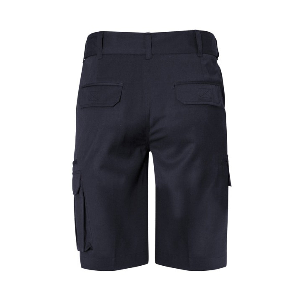 Black shorts on a white background