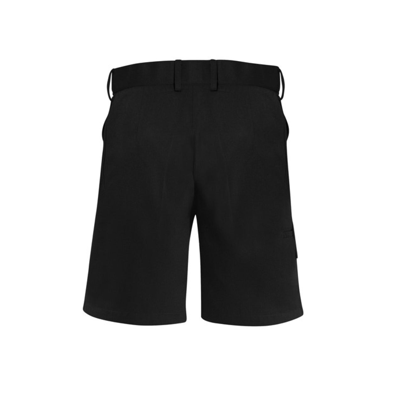 Black shorts on a white background