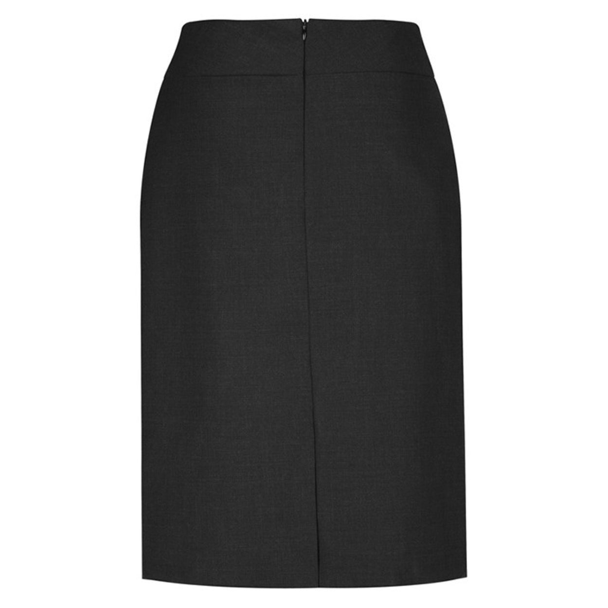 Charcoal marle skirt on a white background