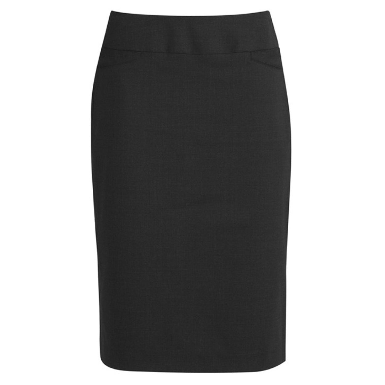 Charcoal marle skirt on a white background
