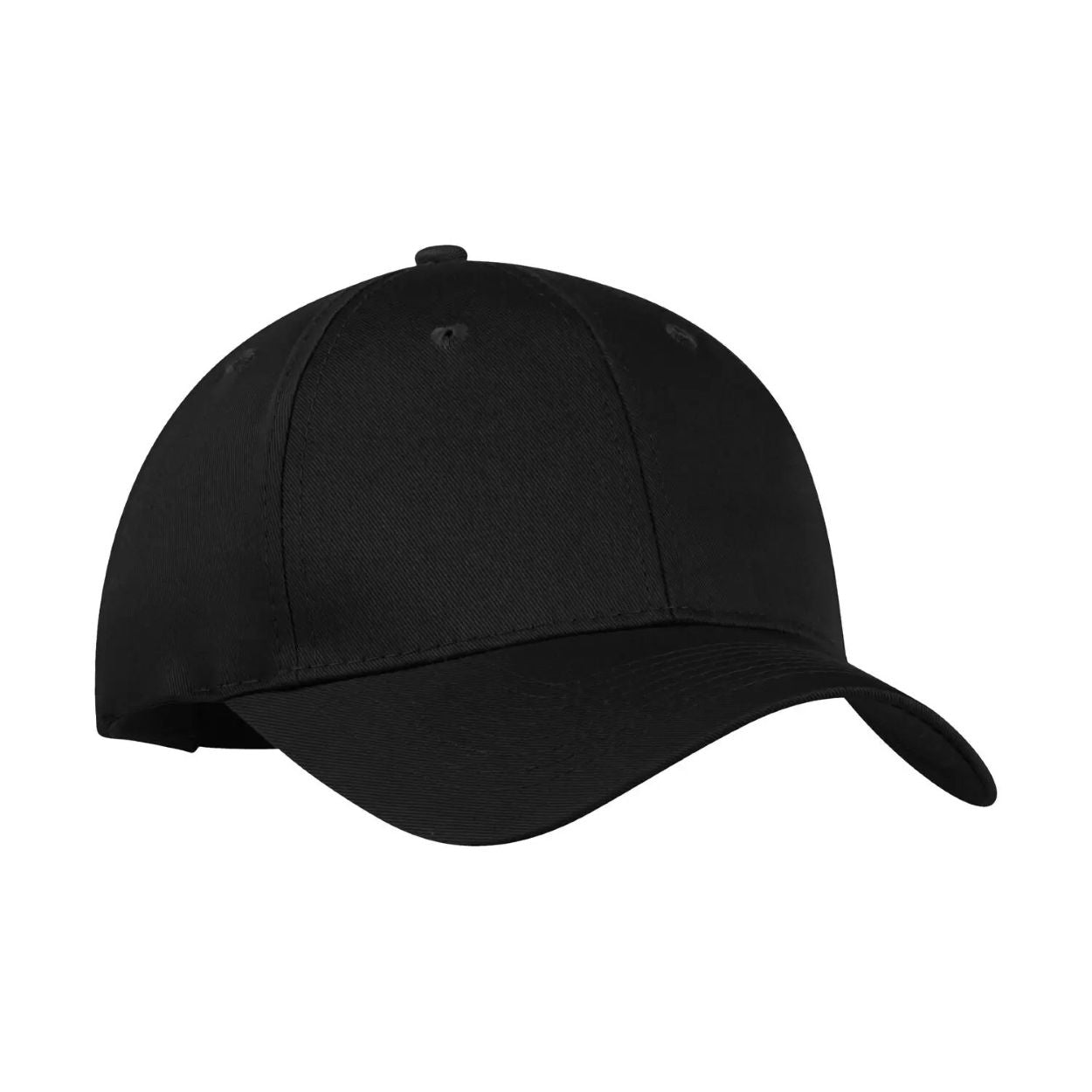 Black cap on a white background