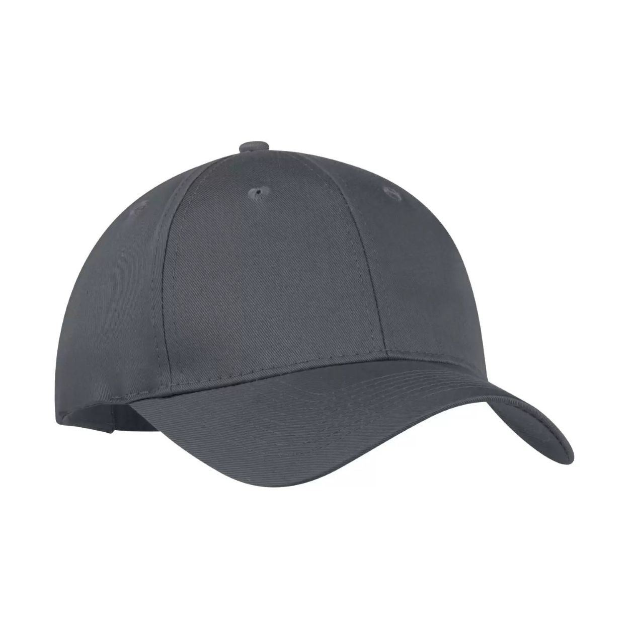 Coal grey cap on a white background