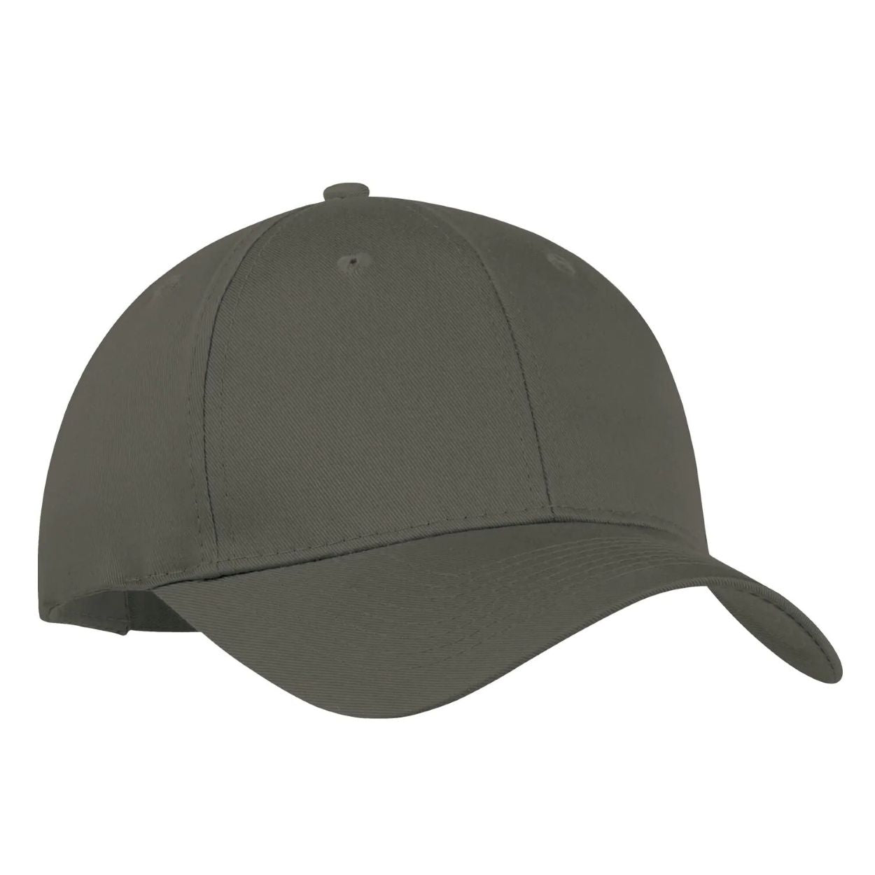 Military green cap on a white background
