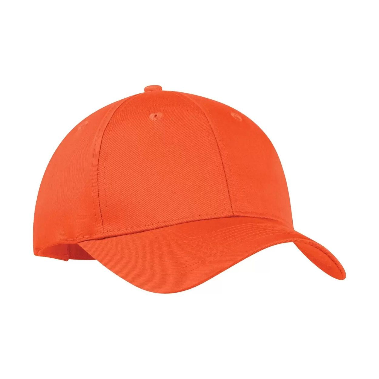 Orange cap on a white background
