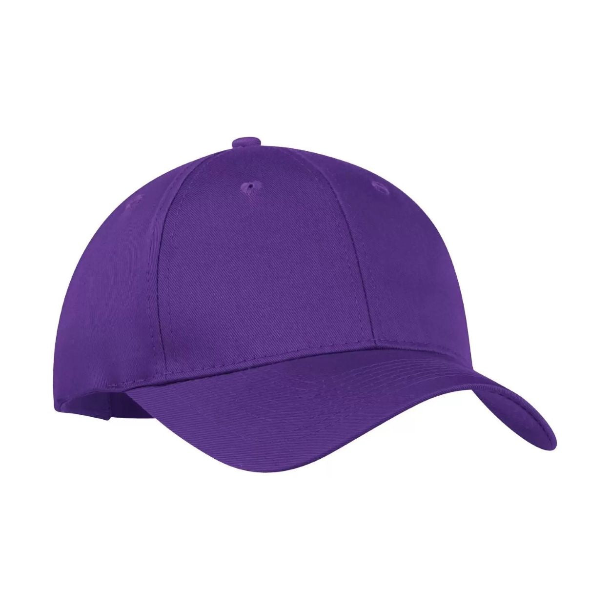 Purple cap on a white background