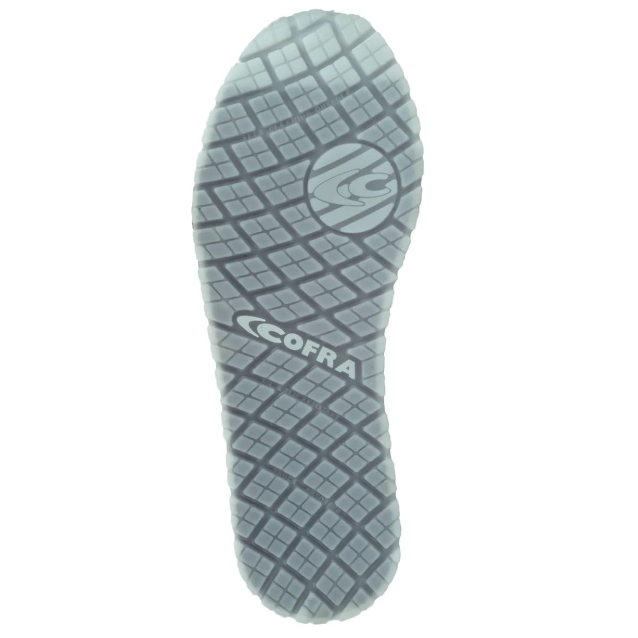 Black shoe on a white background