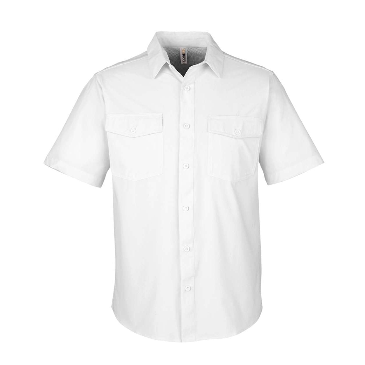 White shirt on a white background