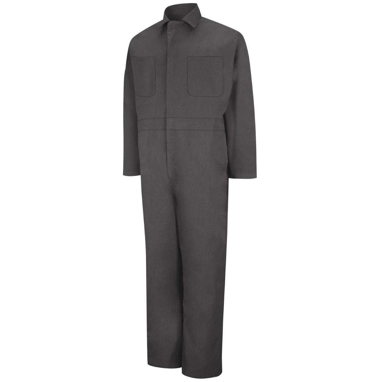 Charcoal coveralls on a white background