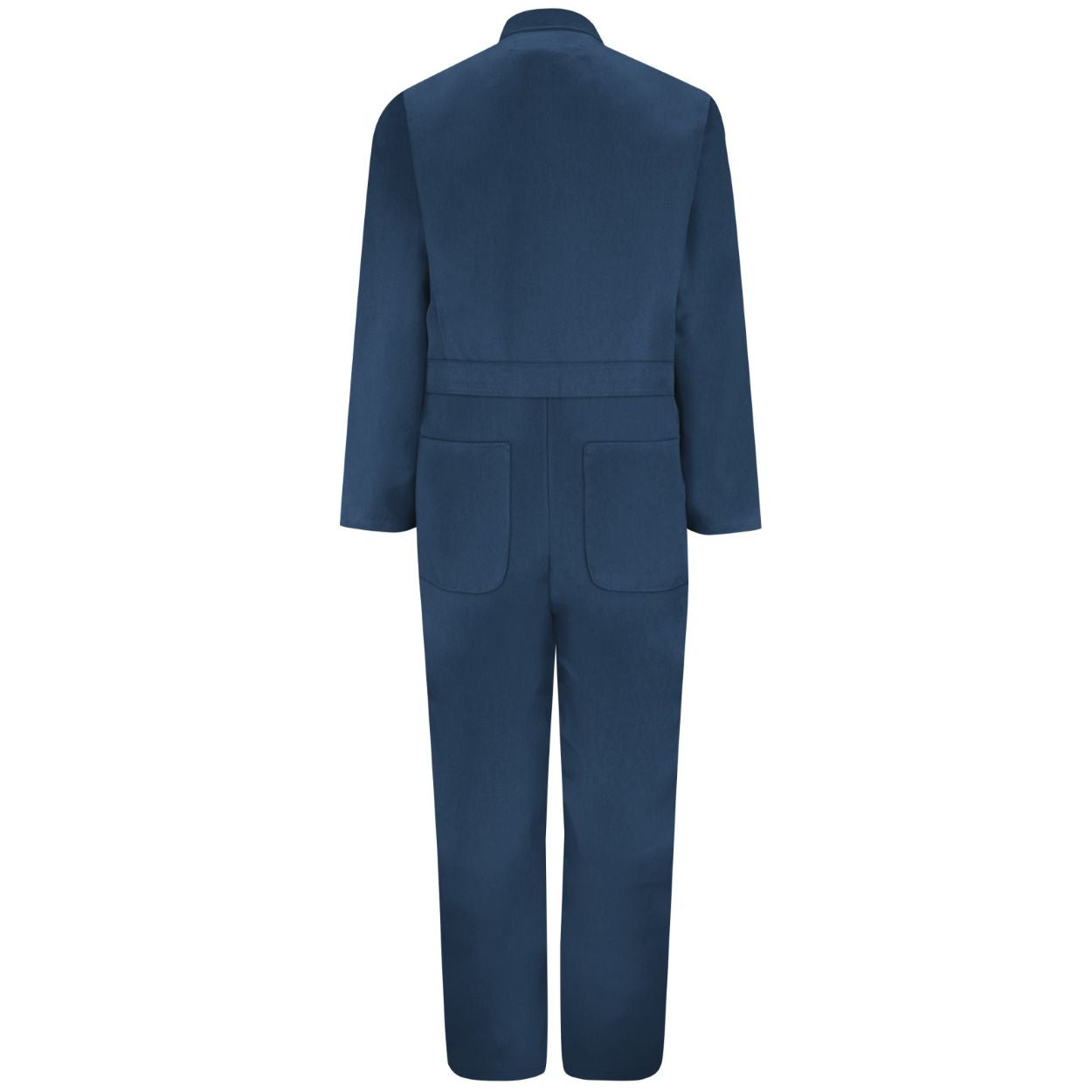 Navy coveralls on a white background