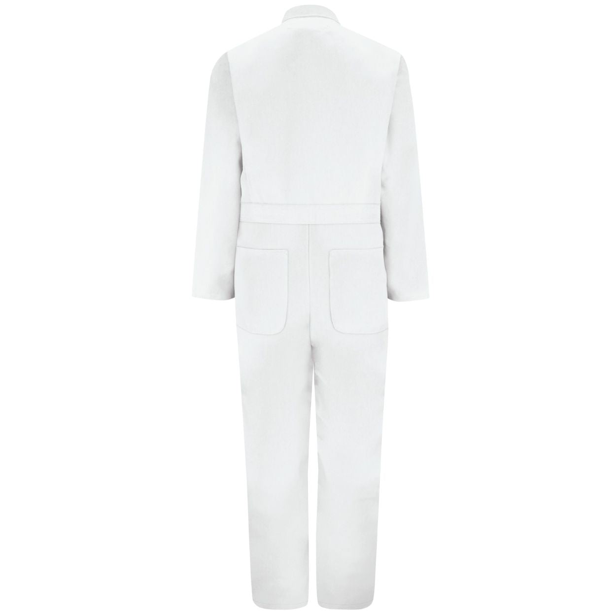 White coveralls on a white background