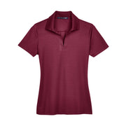 Burgundy polo shirt on a white background