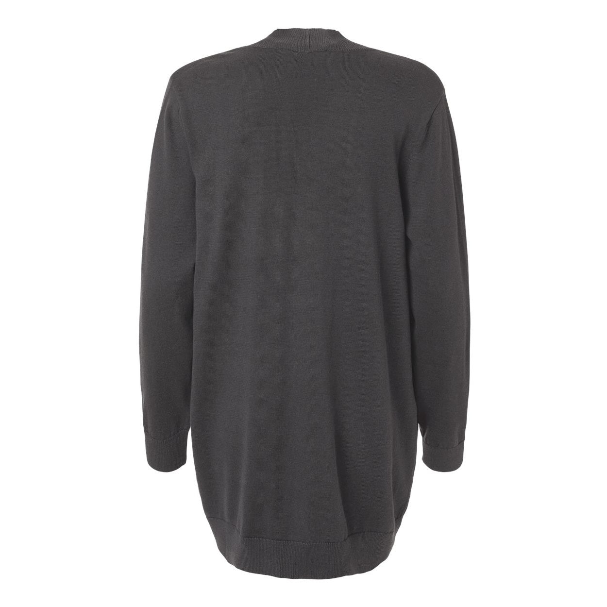 Graphite cardigan on a white background