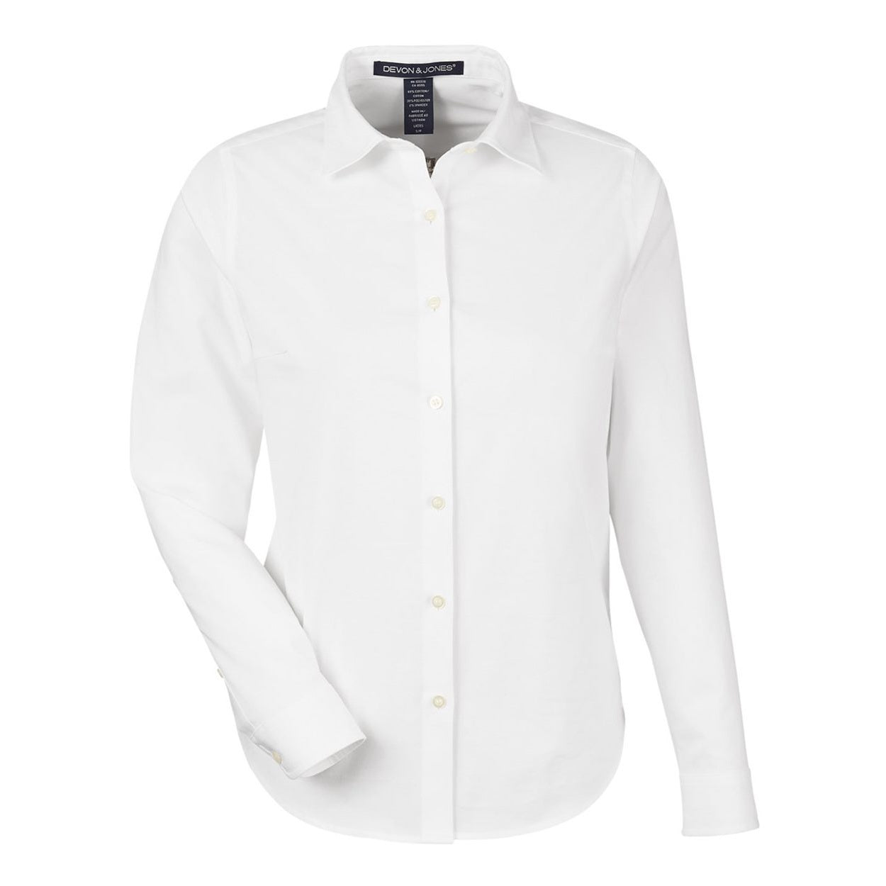 White shirt on a white background