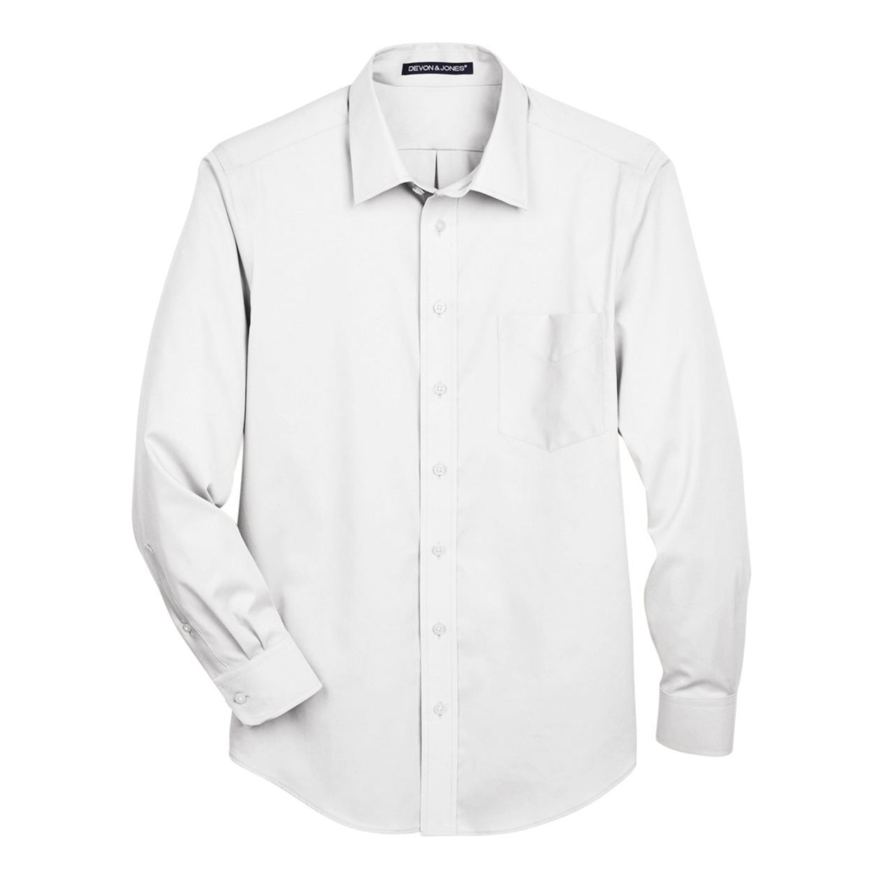 White shirt on a white background