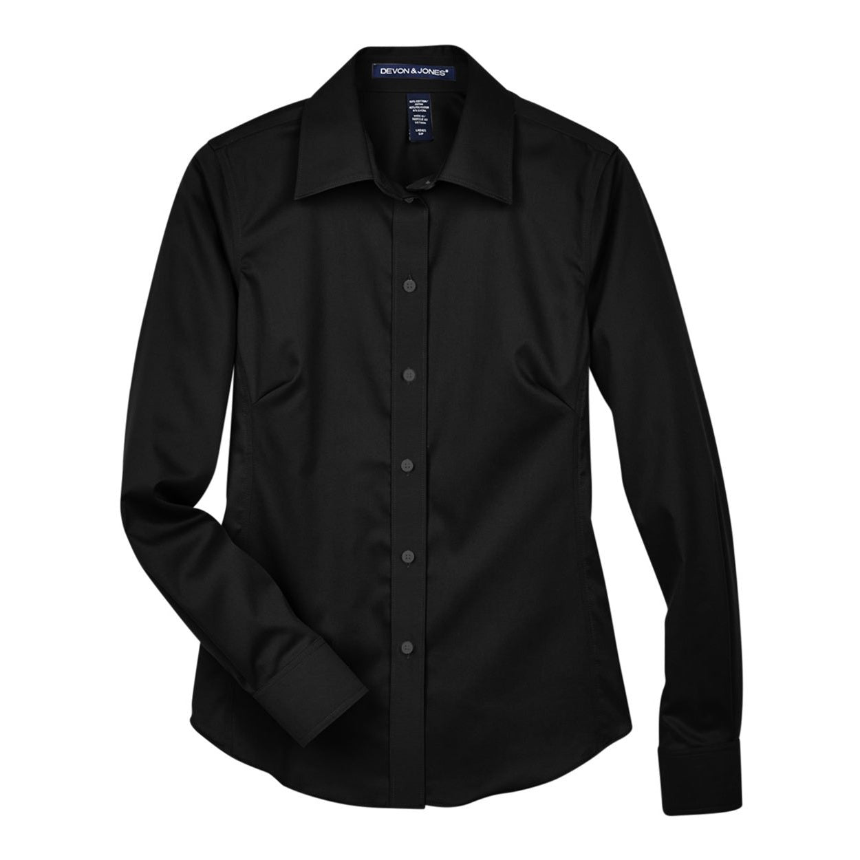 Black shirt on a white background