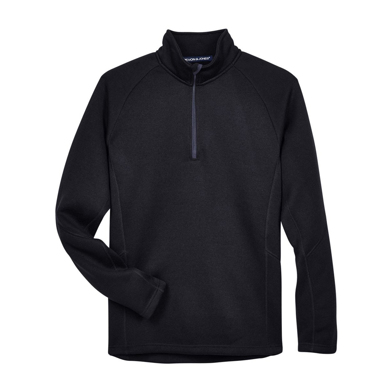 Black sweater on a white background