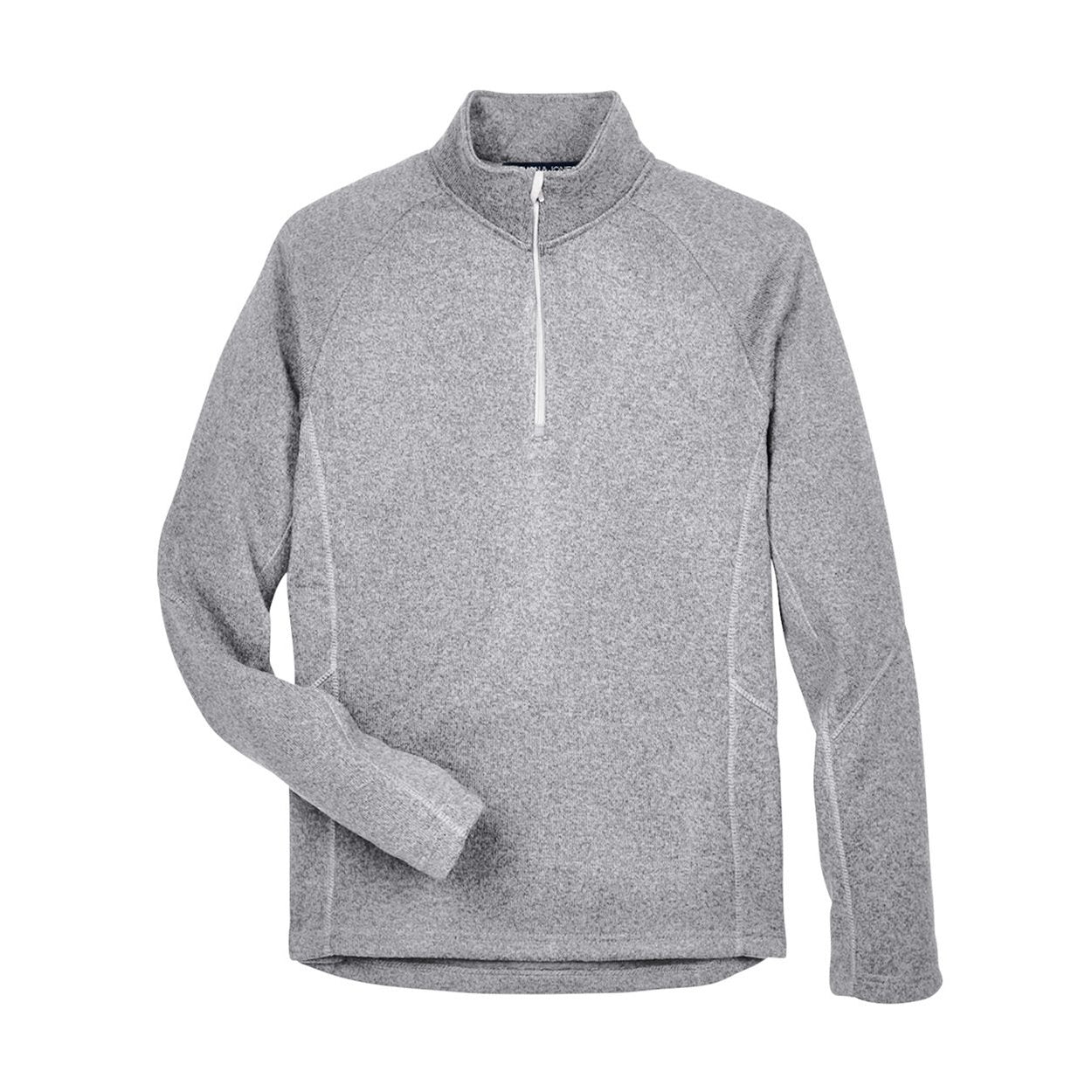 Grey heather sweater on a white background