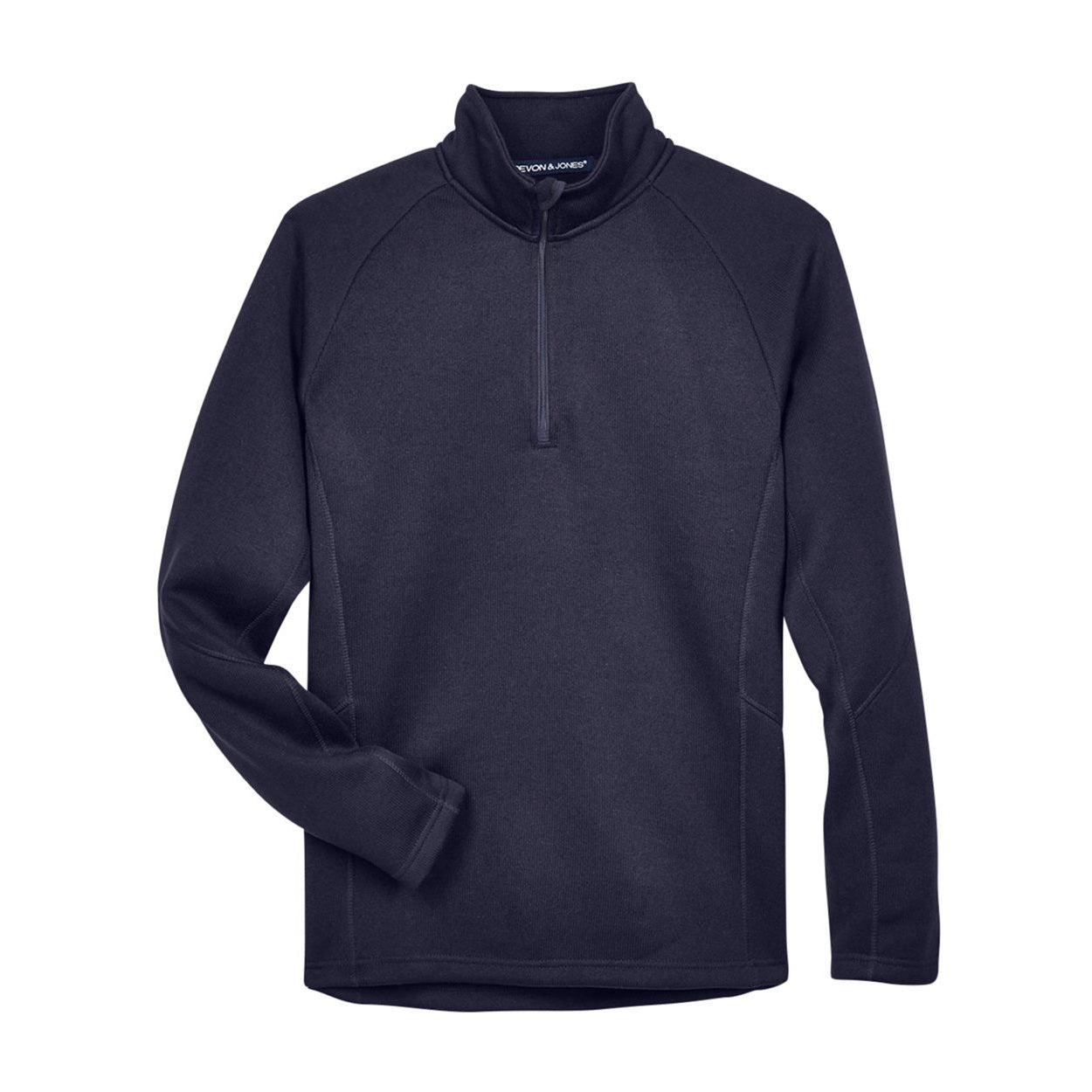Navy sweater on a white background