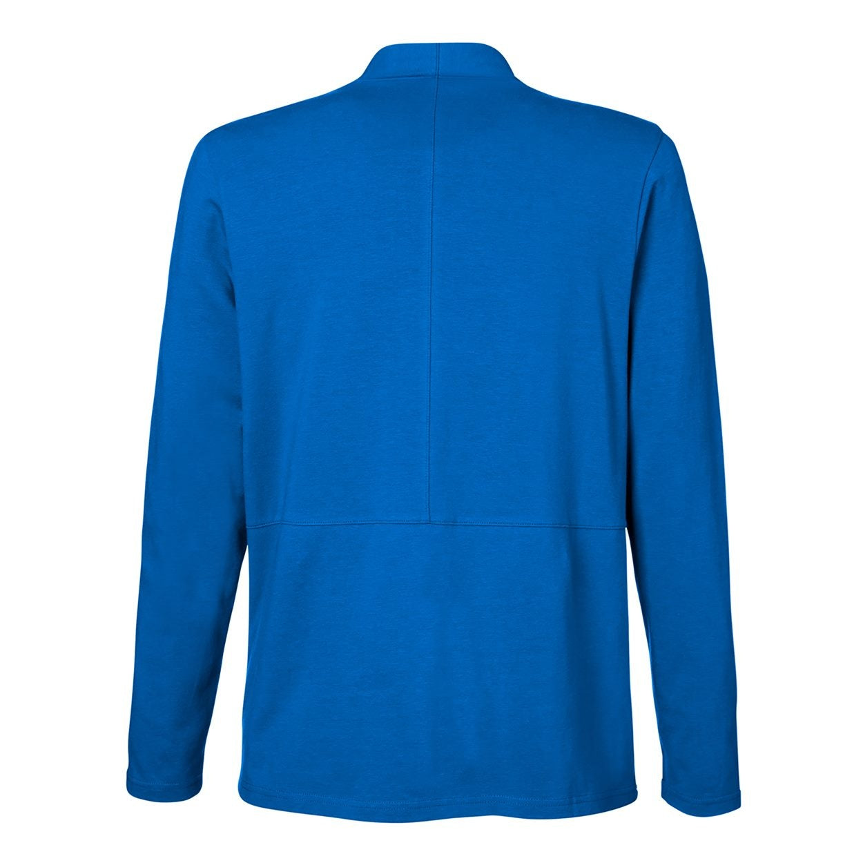 French blue cardigan on a white background