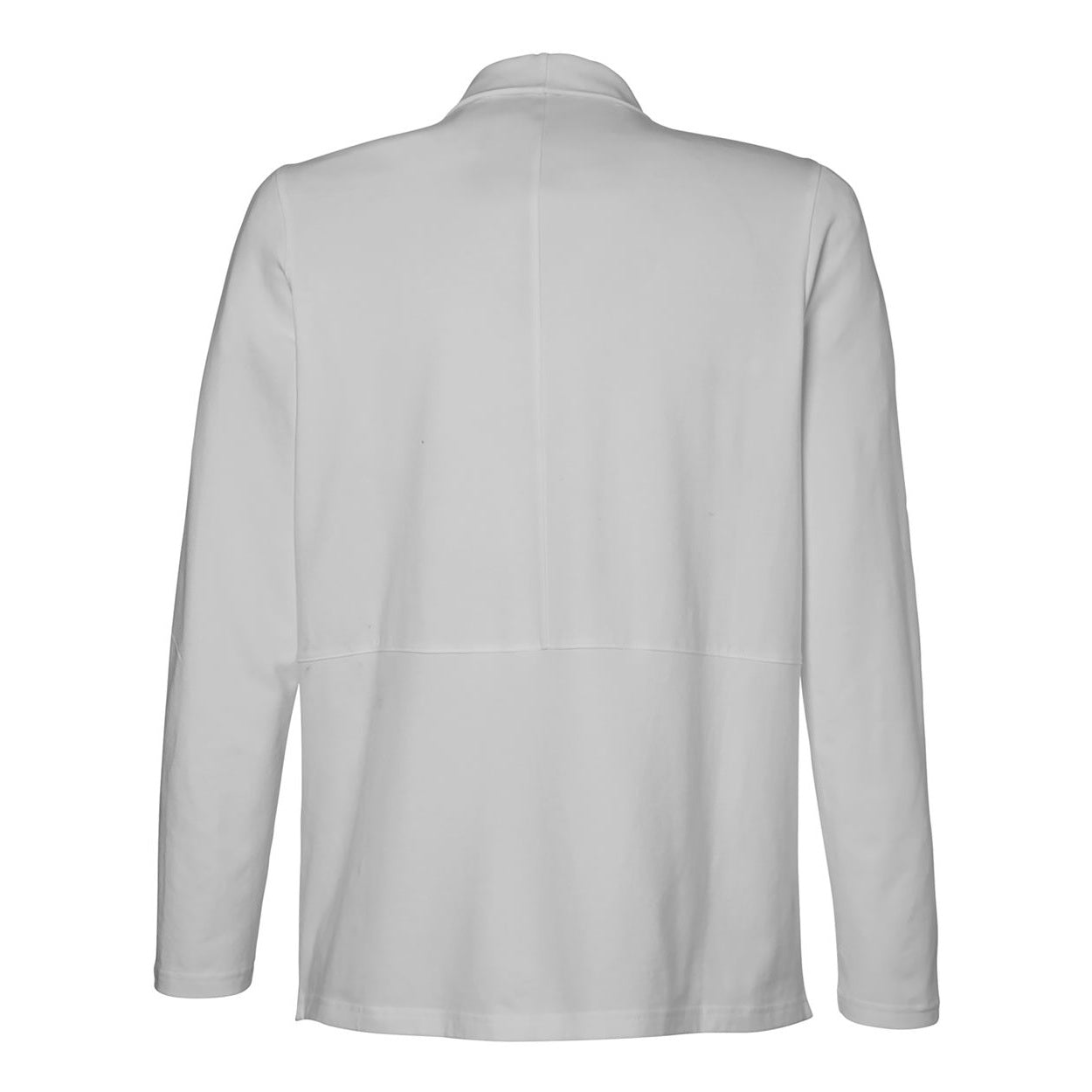 Grey cardigan on a white background