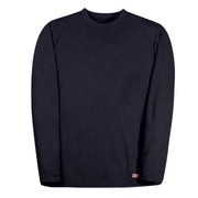 Black t-shirt on a white background