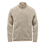 Oatmeal heather sweater on a white background