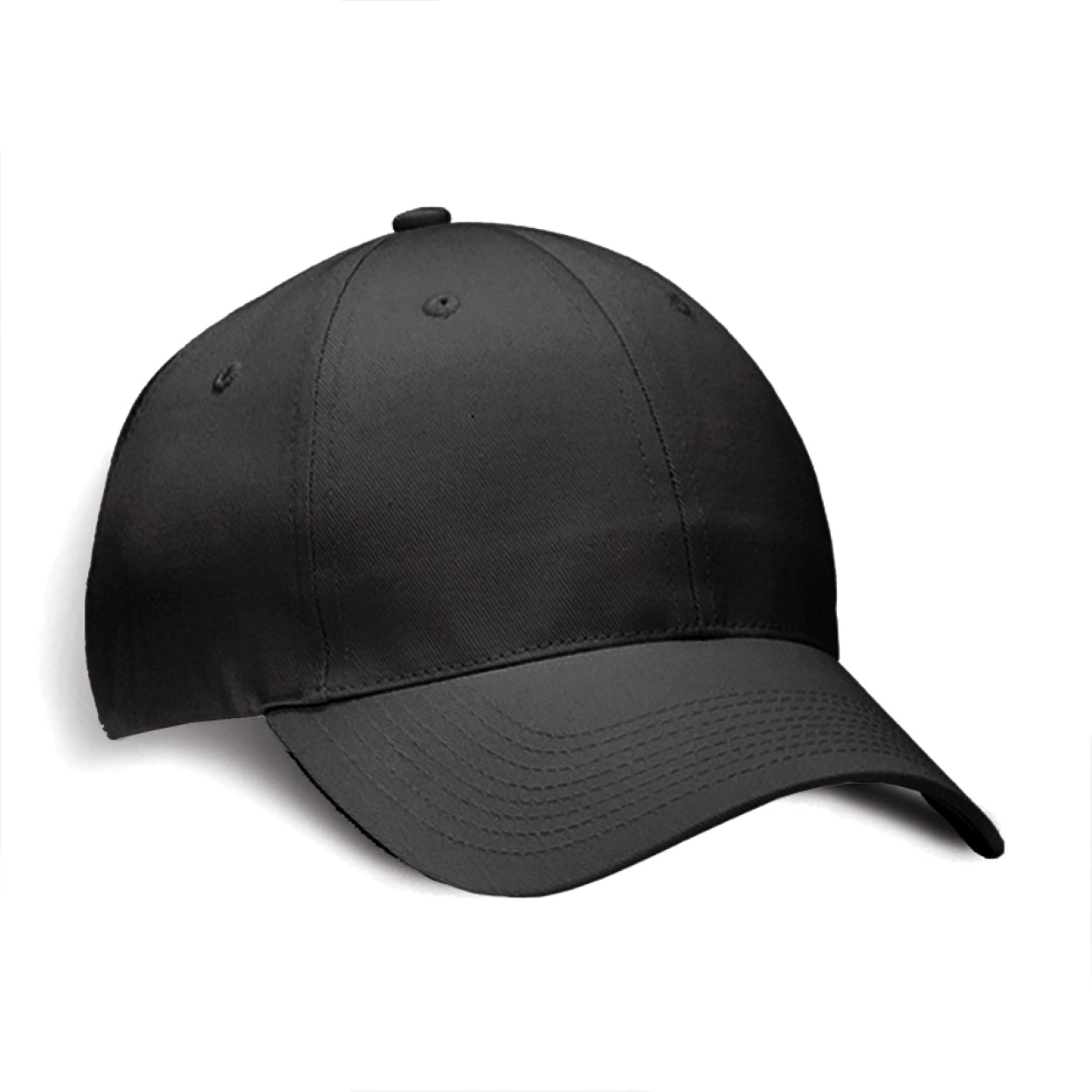 Black cap on a white background