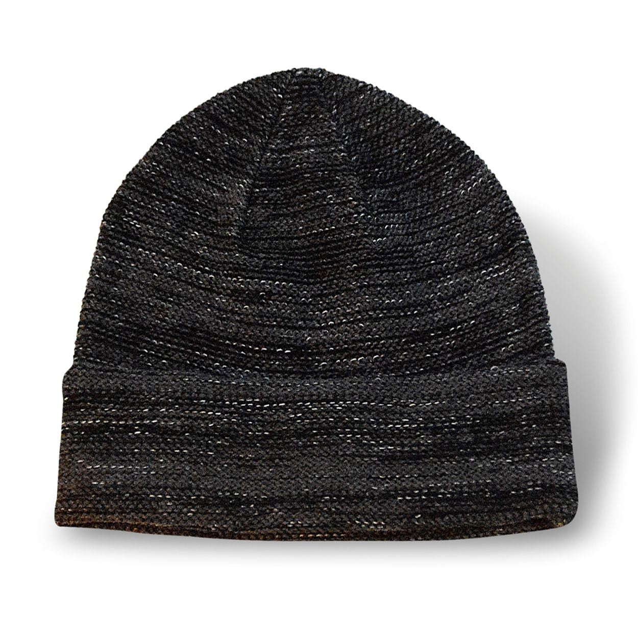 Charcoal tuque on a white background